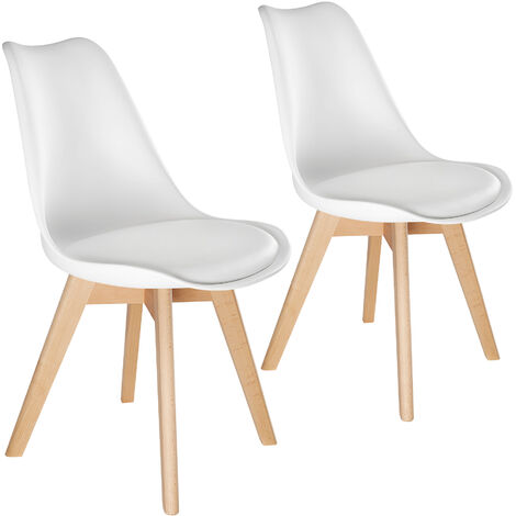 Lot de 2 chaises FRIEDERIKE style scandinave - lot de 2 chaises de salon, chaises de cuisine, chaises scandinaves