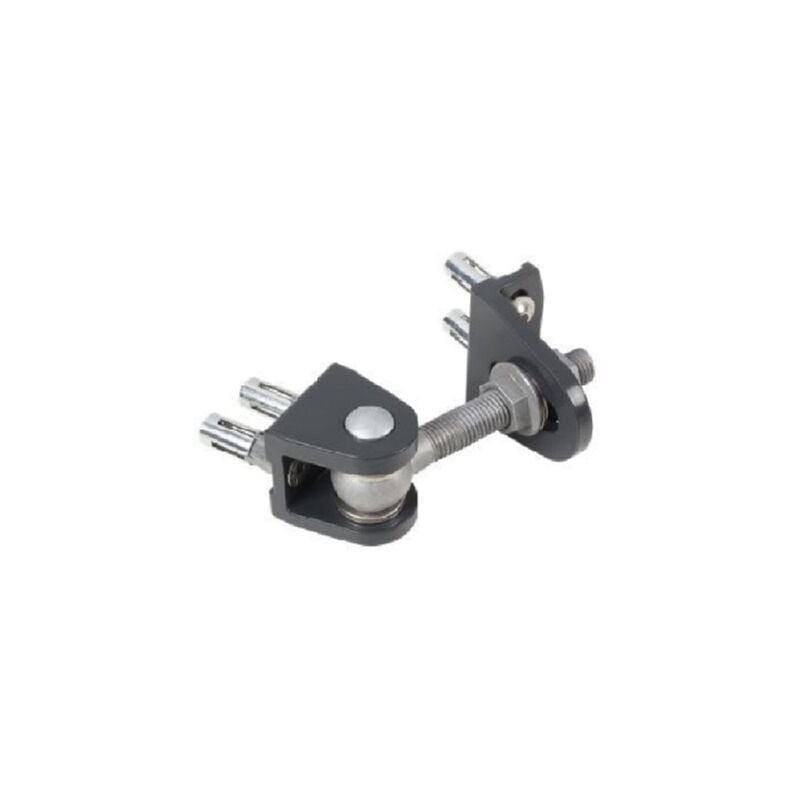 2 charnières à visser avec réglage à 180°, à visser avec fixation quick fix Locinox