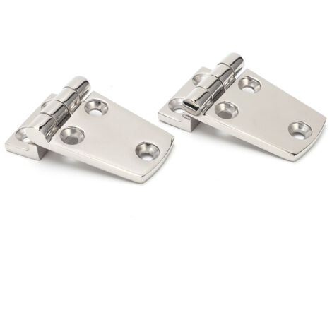 2 Charnières Marine en Acier Inoxydable, Charnières Porte Étanches pour Armoire de Bateau et Meuble