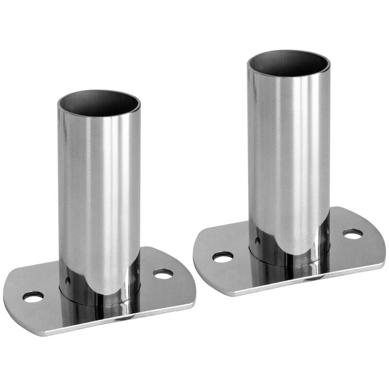 V2aox - 2 échelle de piscine pieds pied Acier Inoxydable ø 37mm