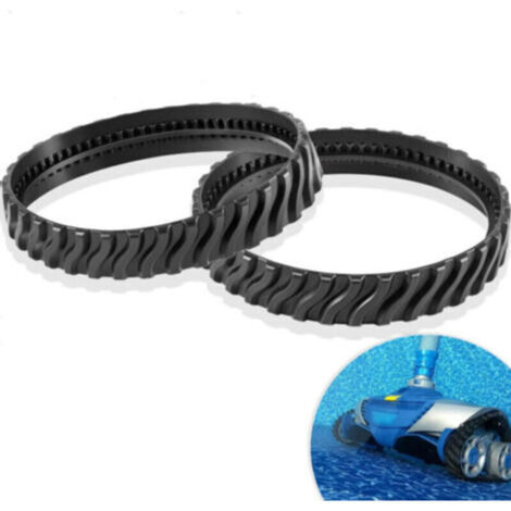 2 chenilles adaptables pour Zodiac MX6 MX8 MX9, pneus de Robot Nettoyeur Piscine Baracuda R0526100