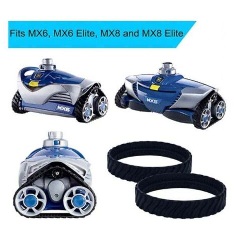 2 Chenilles de remplacement pour Robots MX8 et MX6 zodiac