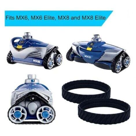 2 Chenilles de remplacement pour Robots MX8 et MX6 zodiac