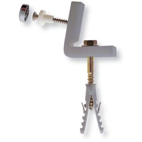 2 chevilles Fischer WB / 5-N vis en acier inoxydable pour la fixation dissimulA e des appareils sanitaires