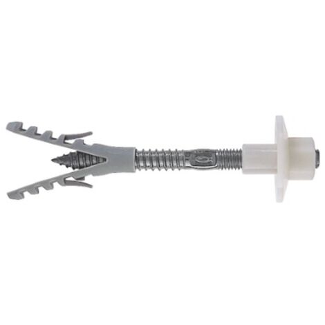 2 chevilles Fischer WD100 vis pour la fixation des bassins sanitaires au mur