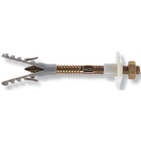 2 chevilles Fischer WST 120 fixant les bassins sanitaires au mur
