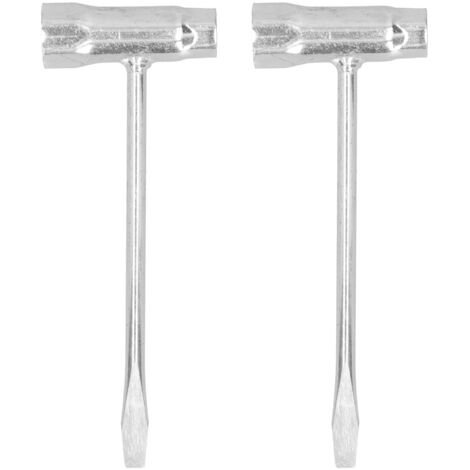 2 chiavi a T per motosega, chiavi a tubo combinate, accessori per attrezzi da giardino, 13 x 19 mm.