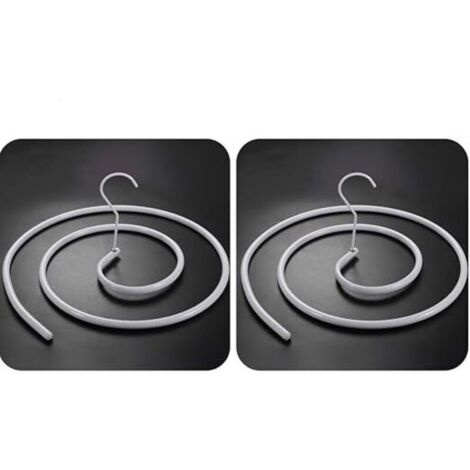 2 cintres spirale - Pour couettes, draps - Ronds