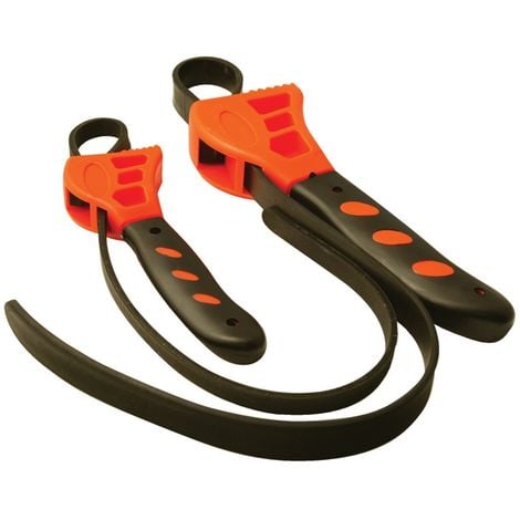 2 CLÉS À SANGLE CAOUTCHOUC 500 ET 600 MM SILVERLINE 598531