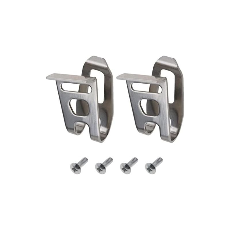 2 clips de gancho para cinturón de taladro eléctrico con tornillos 346449-3 compatibles con Makita XFD01 XFD07D DTD144 DTD144Z 12 V 18 V taladro
