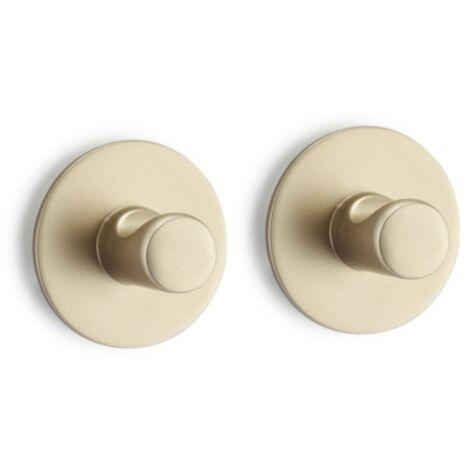 2 colgadores de pared para toalla ELSIE Zinc Oro mate Spirella