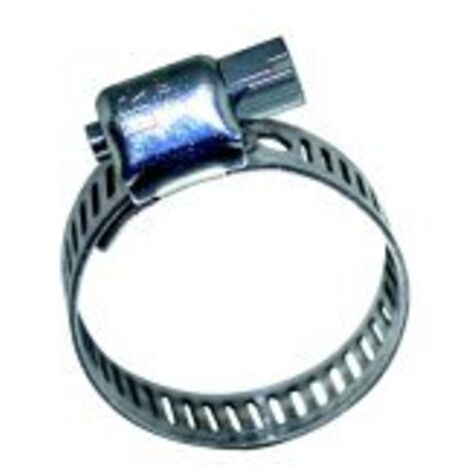2 Colliers bande ajourée acier largeur 8mm, 24/36 pour tuyau Ø25 - BOUTTÉ