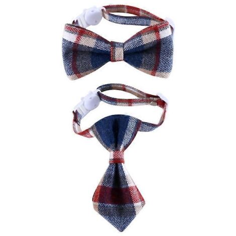 2 colliers de chat à rupture, tenue de Noël pour chien avec nœud papillon festif, accessoires pour chaton et chiot.