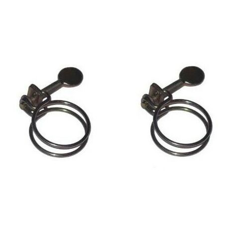 2 Colliers de serrage pour tuyau 20 mm pour bassin