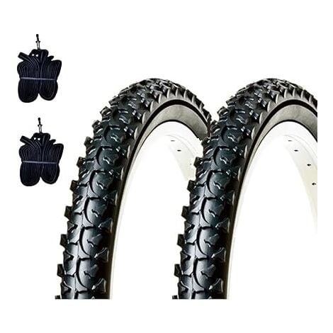 2 COPERTONI + 2 CAMERE D'ARIA 20 X 1.95 D'ARIA MOUNTAIN BIKE MTB BAMBINO Ecovelo