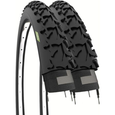 2 COPERTONI 26 X 1.90 (50-559) X BICICLETTA MTB PNEUMATICI TASSELLATI BICI