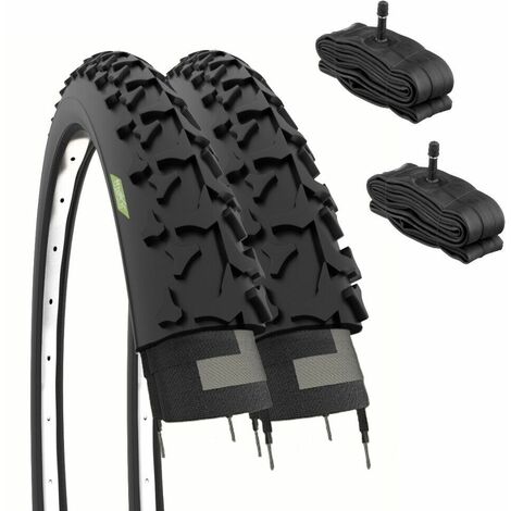 2 COPERTONI 26 X 1.90 + CAMERE AMERICA GOMME BICI 26" MTB MOUNTAIN BIKE ADULTO
