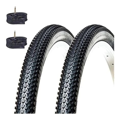 ECOVELO 2 Copertoni 26 X 1.95 + 2 Camere d'aria Bici 26" MTB Mountain Bike pneumatici