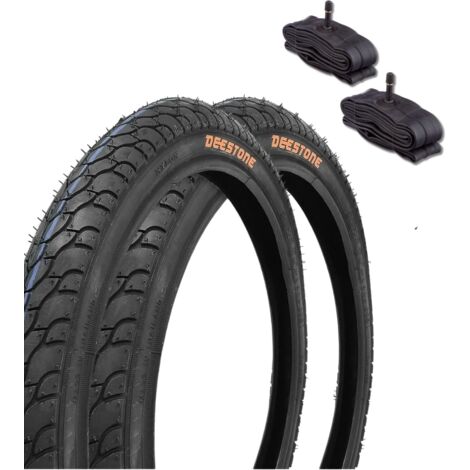2 Copertoni Citybike 700x35c Nero + 2 Camere D’aria 700x35 Trekking
