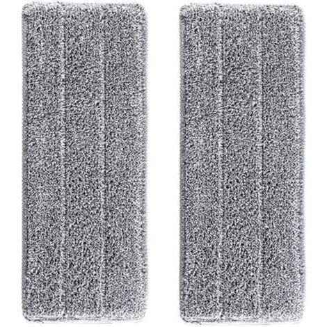 2 coperture per mocio in microfibra per ricaricare, mocio in microfibra per pulizia e asciugatura, coperture per mocio in microfibra di ricambio per mocio da pavimento
