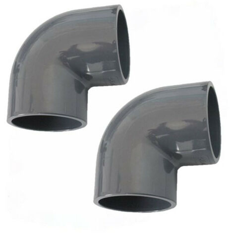 2 Coudes ø 32 mm, PVC pression a coller. - jardiboutique