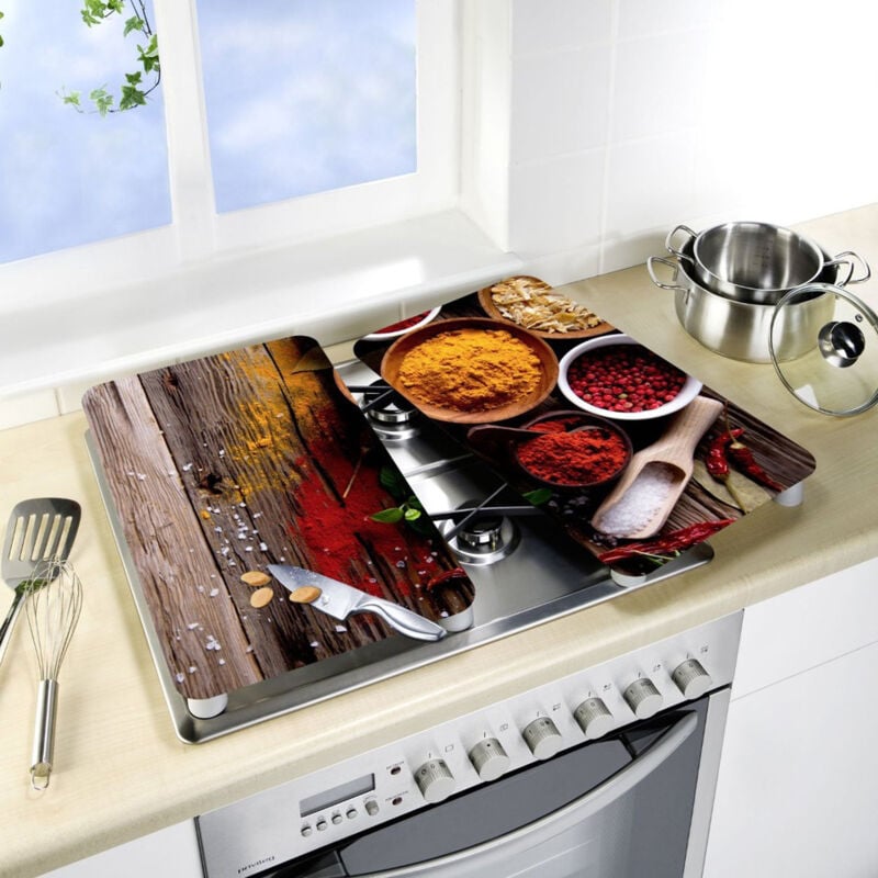 Wenko - 2 Couvre-Plaques universel - Epices