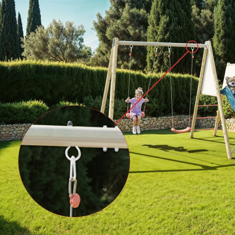 Trigano - 2 crochets avec mousquetons compatible avec la gamme harmonie