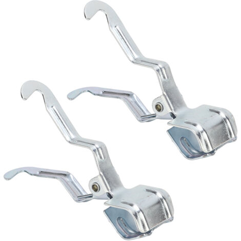 2 Crochets de Suspension pour Tente et Lanterne, Acier Inoxydable Robuste, Accessoire de Camping Polyvalent