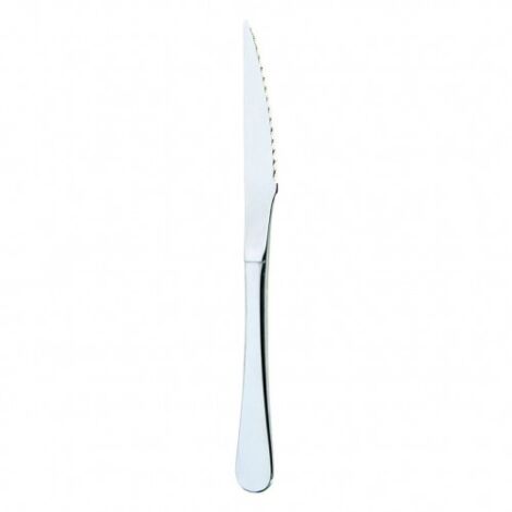 2 CUCHILLOS CHURRASCO LISO 18/0 (BL - FLORES CORTES