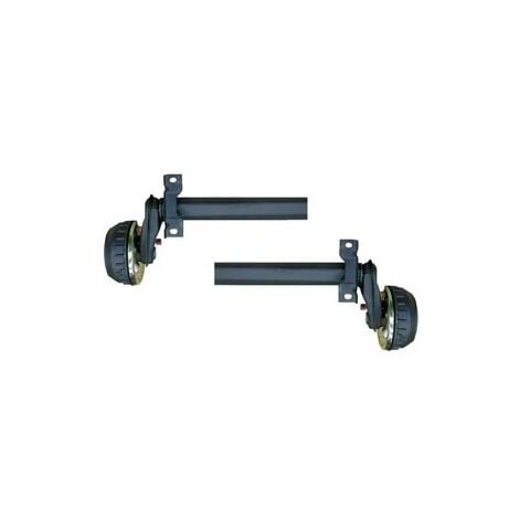 2 demi essieux Remorque à Souder 850 KG 4TR130