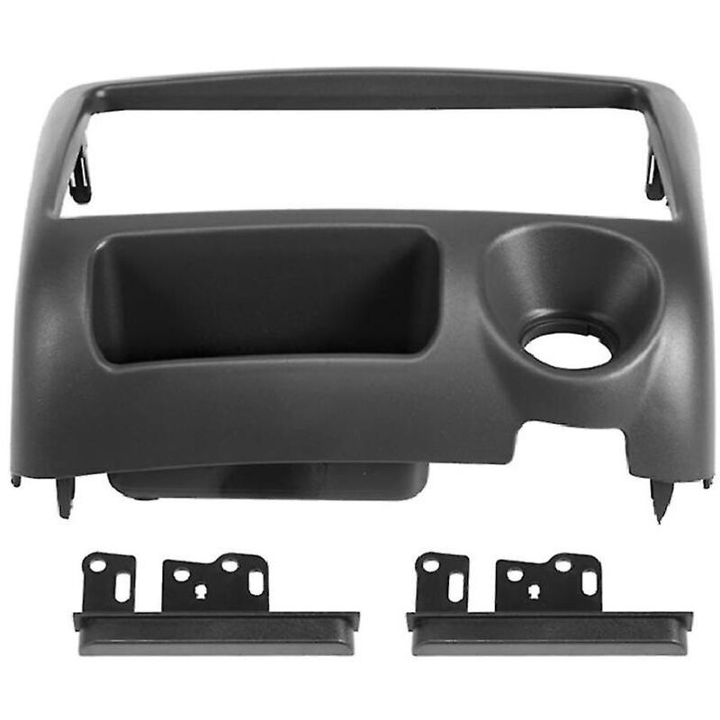 2 Din Autoradio Facia Pour Yaris Vitz 1999-2005 dvd Stéréo Panneau Dash Kit Garniture Fascia Face Plate Con