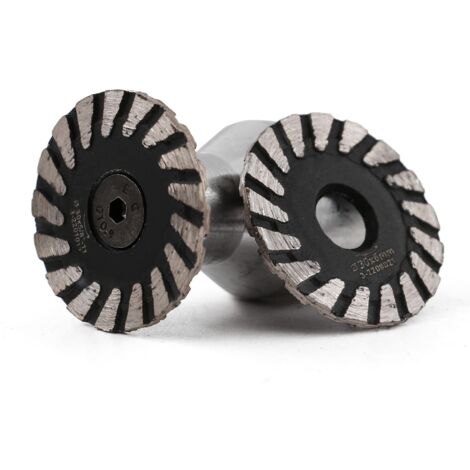 2 - Disque De Tronçonnage Diamant - Lame Segmentée - Pour Béton Granit Marbre Grès - Coupe Rapide Et Fluide - Usage Humide - Argent - 30mm