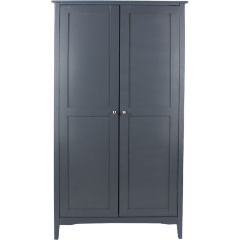 2 Door Wardrobe - MDF - 94.5 x 52 x 182 cm - Blue