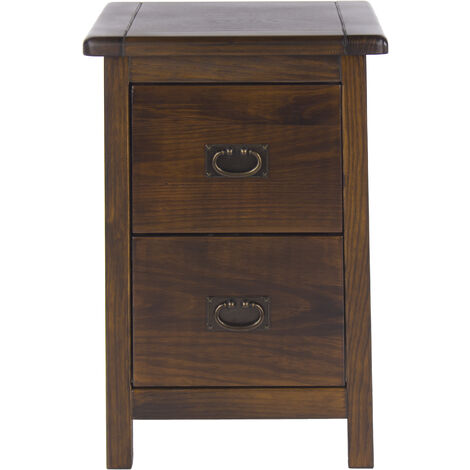 main image of "2 drawer petite bedside cabinet"