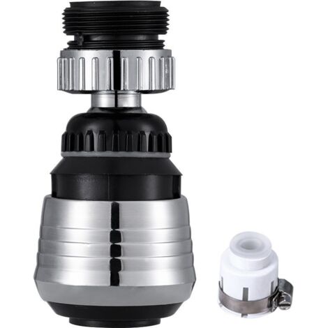 2 embouts de robinet, robinet pivotant à 360°, anticalcaire