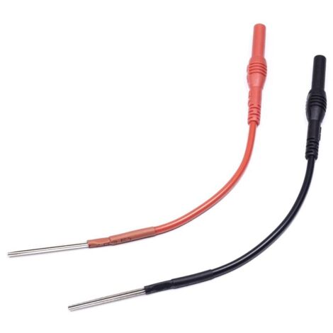 2 Embouts de Sonde Flexible en Silicone pour Prises Banane 4 mm, Compatible Automobile
