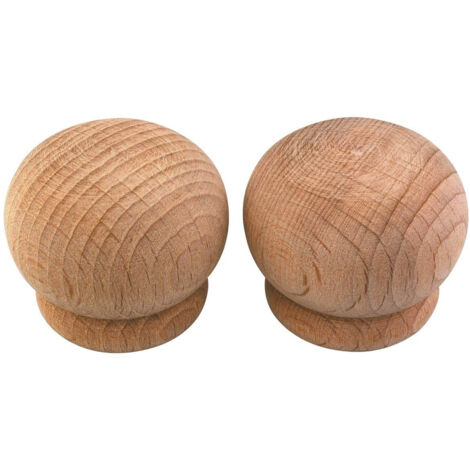2 Embouts Pomme - Brut à Peindre - Diamètre 20