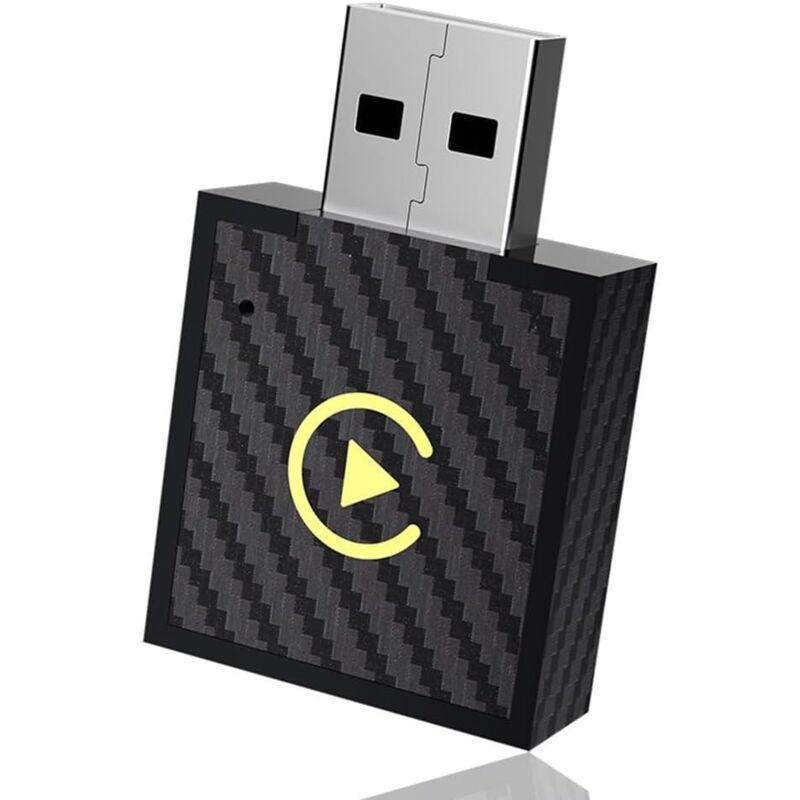 2 en 1 Adaptateur sans pour Carplay Android Auto Adaptateur Intelligent AI Box Car Dongle BT WiFi Plug & Play pour CarPlay/Android Auto Filaire