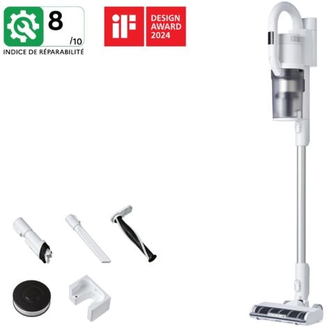 2 en 1 Aspirateur Balai Vertical et Aspirateur à Main, Sans Fil et Sans Sac, Avec 3 Accessoires - Nilfisk S1 Home Plus