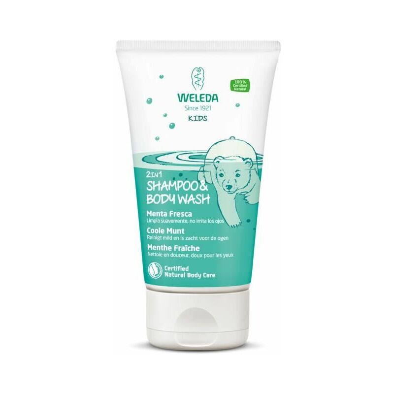 

Weleda - 2 en 1 Champú y Gel Menta 150 ml