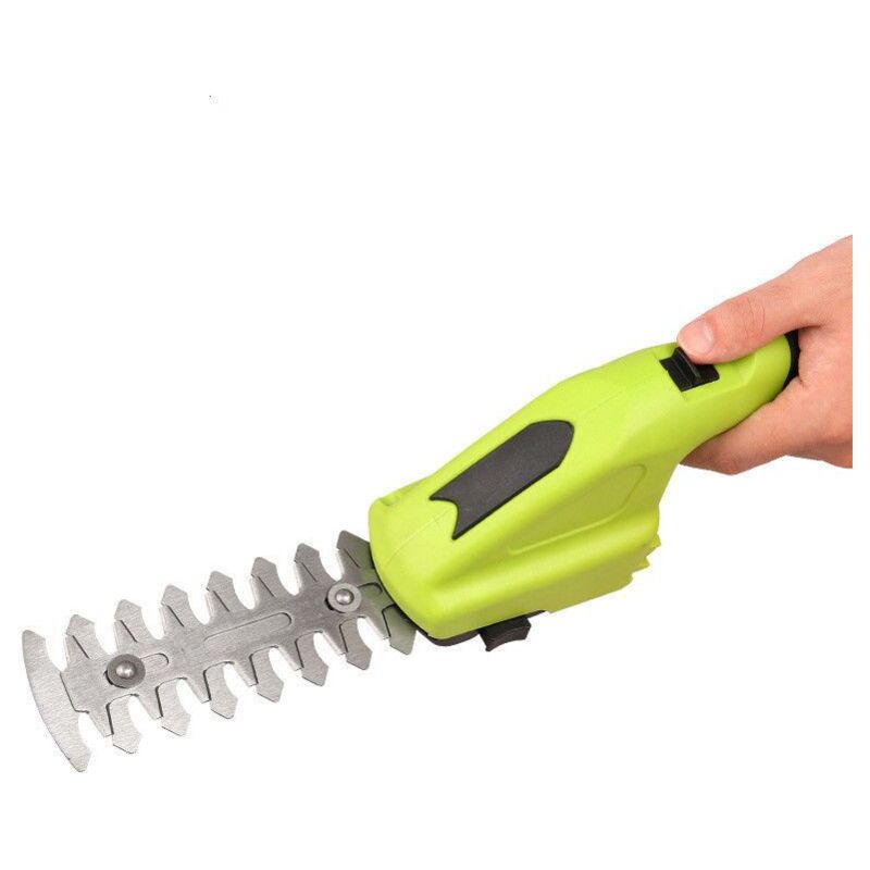 2 en 1 Cisailles à Gazon, Alimenté par pile, Batterie 7.2V, Largeur de Lame de 100, pour Couper Les Haies, Les pelouses, Comprend Un Tailleur