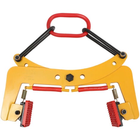 2-en-1 Extracteur pince bordure pince 280kg porte-Pierre pince de levage Pierre pince de levage