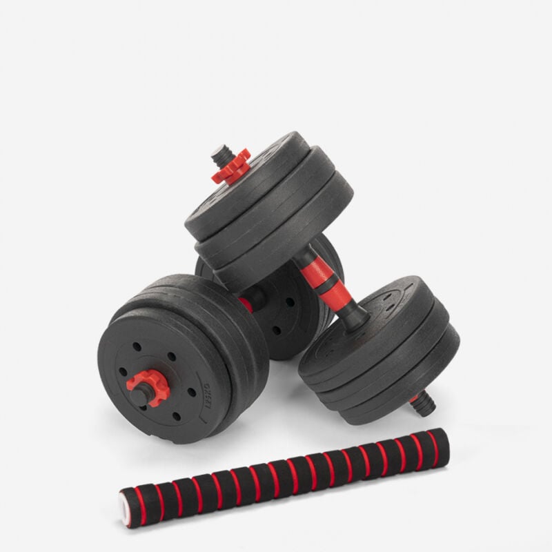 

Kit de 2 en 1 Juego de mancuernas y pesas 20 kg Gimnasio Ermes