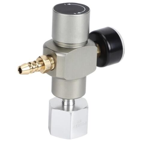2-en-1 mini manomètre de soda régulateur de gaz CO2 avec adaptateur 3/8 po à TR21.4 pour Sodastream