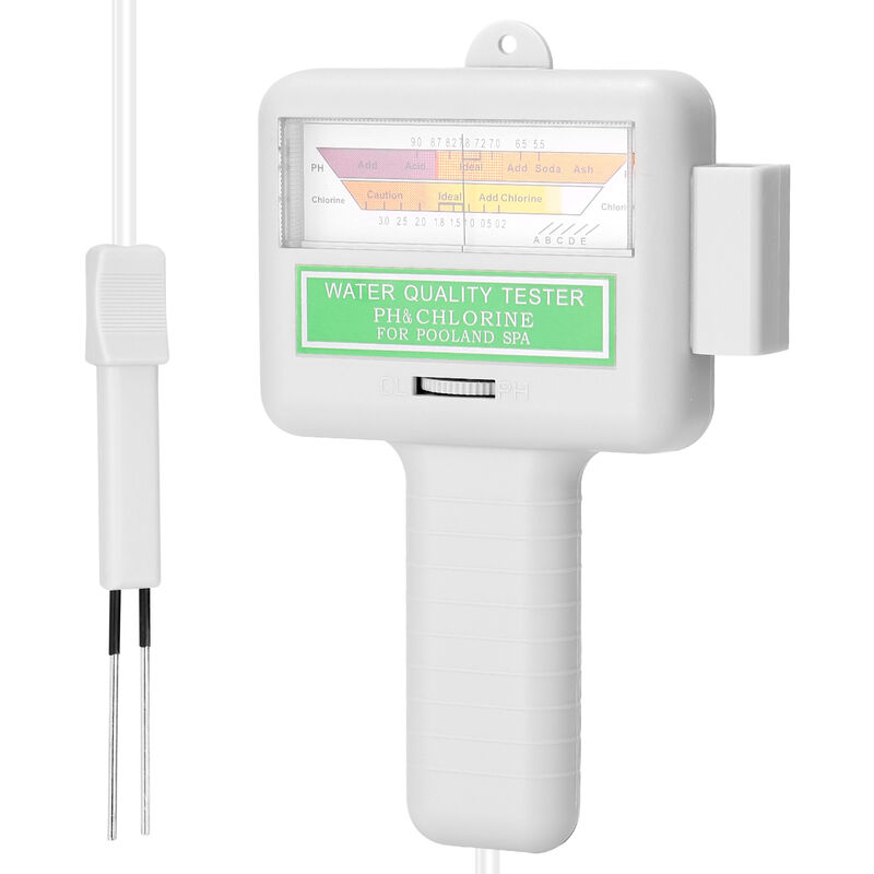 2 En 1 Ph Chlore Testeur Pc-101 Ph Testeur Chlore Qualite De L'Eau Test
