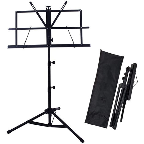 Table pliante Pupitre ABS Porte-partitions,Pupitre d'orchestre Support De  Livre De Musique Se Pliant