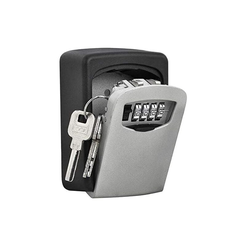 Mowze - Boite à Clefs Haute sécurité de la police Safe Key Murale à 4 chiffres clés Coffre haute sécurité Combination Lock stocker les clés de