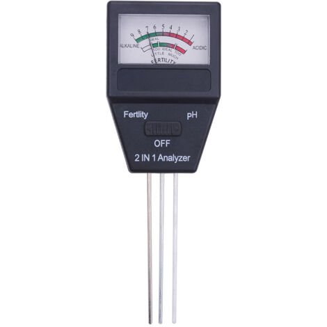 2 en 1 sol pH mètre testeur de fertilité testeur de sol analyseur sonde mesure pour jardin ferme pelouse intérieur extérieur soin des plantes