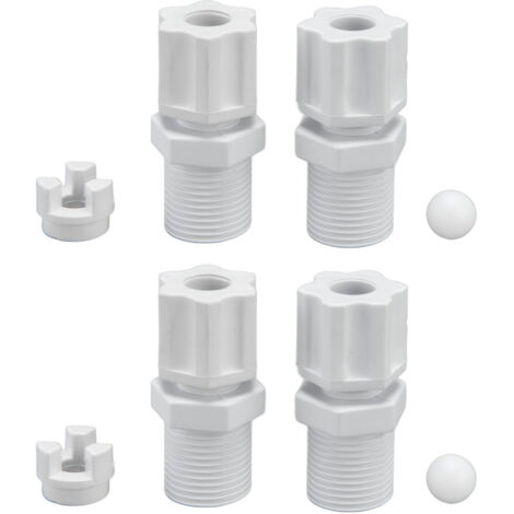 2 ensemble adaptateur de raccord d'entrée de clapet anti-retour accessoires de nettoyage de piscine pour HAYWARD CL200 CL220