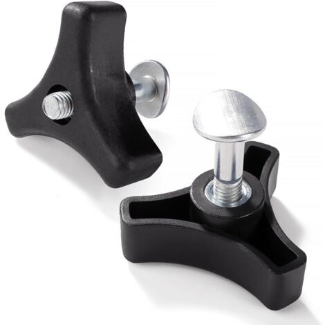 2 Ensembles Bouton De Poignée De Tondeuse À Gazon Écrou Boulon, Poignée Triangulaire De Fixation Pour Tondeuse À Gazon, Outils De Jardinage